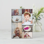 自分だけの6枚の写真コラージュをデザインしよう カード (スタンド正面)