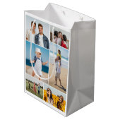 自分だけの6枚の写真コラージュを作成 ミディアムペーパーバッグ (裏面アングル)