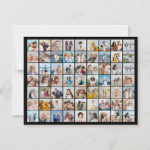 自分だけの63枚の写真コラージュを作成