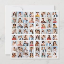 自分だけの64枚の写真コラージュを作成 ノートカード