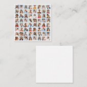 自分だけの64枚の写真コラージュを作成 ノートカード (正面/裏面)