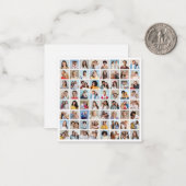 自分だけの64枚の写真コラージュを作成 ノートカード (正面/裏面インサイチュ)