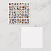 自分だけの64枚の写真コラージュを作成 ノートカード (正面/裏面)