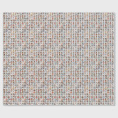 自分だけの64枚フォトコラージュを作成しよう ラッピングペーパー (フラット)