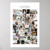 自分だけの66枚の写真コラージュを作成 ポスター (正面)