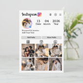 自分だけの7枚の写真コラージュをデザイン カード (スタンド正面)