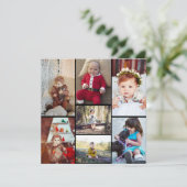 自分だけの7枚の写真コラージュを作成 シーズンカード (スタンド正面)