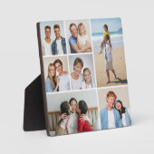 自分だけの7枚の写真コラージュを作成 フォトプラーク (正面)