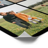 自分だけの7枚の写真コラージュを作成 ポスター (角)