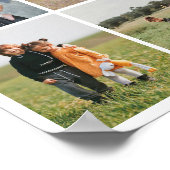 自分だけの7枚の写真コラージュを作成 ポスター (角)