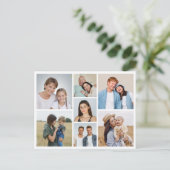 自分だけの7枚の写真コラージュを作成 ポストカード (スタンド正面)