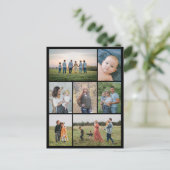 自分だけの7枚の写真コラージュを作成 ポストカード (スタンド正面)