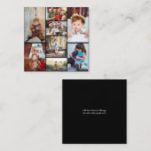 自分だけの8枚の写真の コラージュをデザイン ノートカード (正面/裏面)