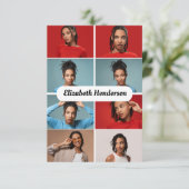 自分だけの8枚の写真をデザインしよう カード (スタンド正面)