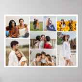 自分だけの8枚の写真を作成 ポスター (正面)