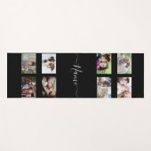 自分だけの8枚の写真コラージュを作成して、ヨガマットに名前を付ける ヨガマット (正面(横))