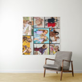 自分だけの8枚の写真コラージュを作成 タペストリー (インサイチュ(横))