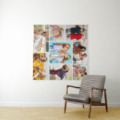 自分だけの8枚の写真コラージュを作成 タペストリー (インサイチュ(横))