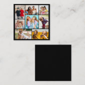 自分だけの8枚の写真コラージュを作成 ノートカード (正面/裏面)