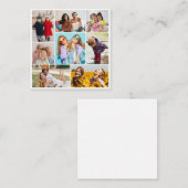 自分だけの8枚の写真コラージュを作成 ノートカード (正面/裏面)