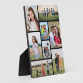 自分だけの8枚の写真コラージュを作成 フォトプラーク (側面)