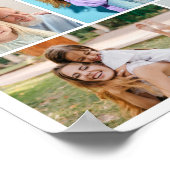 自分だけの8枚の写真コラージュを作成 ポスター (角)