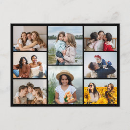 自分だけの8枚の写真コラージュを作成 ポストカード