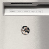 自分だけの8枚の写真コラージュを作成 マグネット (インサイチュ (食洗機))