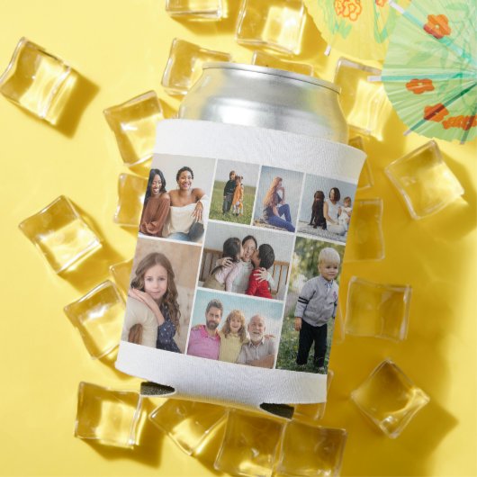 自分だけの8枚の写真コラージュを作成 缶クーラー (インサイチュ 夏)