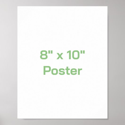 自分だけの8"x10"を作ろう ポスター (正面)