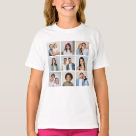 自分だけの9枚のフォトコラージュを作成しよう Tシャツ