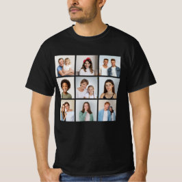 自分だけの9枚のフォトコラージュを作成しよう Tシャツ