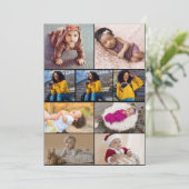 自分だけの9枚の写真コラージュを作成 カード (スタンド正面)
