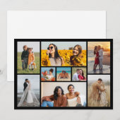 自分だけの9枚の写真コラージュを作成 ノートカード (正面/裏面)