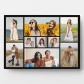 自分だけの9枚の写真コラージュを作成 フォトプラーク (正面)