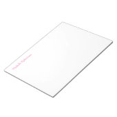 自分だけの おしゃれな プロフェッショナルな ガーリー クラシカル ノートパッド (アングル)