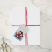 自分だけの かわいい ヴィンテージ クリスマス ノームを作ろう ギフトタグ (より糸付き)