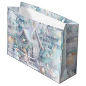 自分だけの パステルクリスマス おもちゃ屋を作ろう ラージペーパーバッグ (正面アングル)