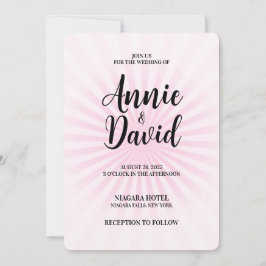 自分だけの パステル レトロ スターバーストを作成 招待状