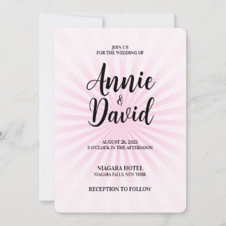 自分だけの パステル レトロ スターバーストを作成 招待状