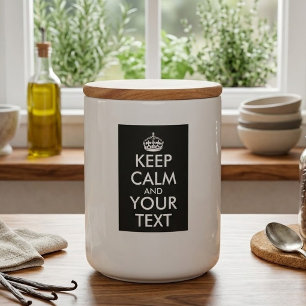 自分だけのKeep Calm and Carry On - オリジナルグッズを作ろう フードラベル