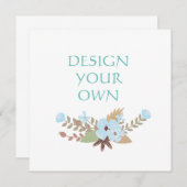 自分だけのSave The Date（結婚式の予告）を作成しよう 案内状 (正面/裏面)