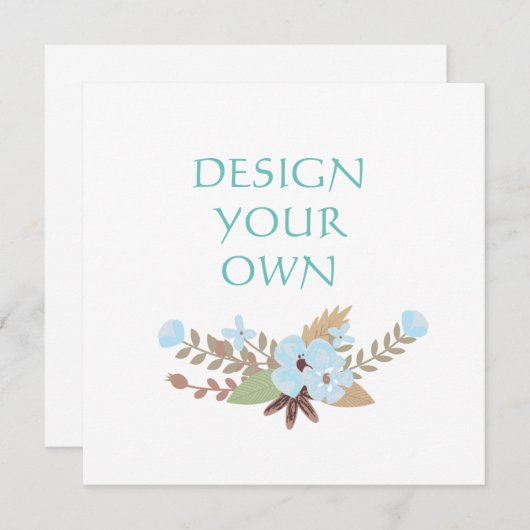 自分だけのSave The Date（結婚式の予告）を作成しよう 案内状 (正面/裏面)