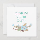 自分だけのSave The Date（結婚式の予告）を作成しよう 案内状 (正面)