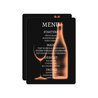 自分だけのX線ワイングラス＆ボトルを作成 メニュー