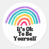 自分でいいから ラウンドシール (正面)