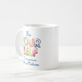 自分でいなさい コーヒーマグカップ (正面左)