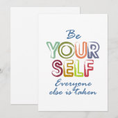 自分でいなさい シーズンカード (正面/裏面)