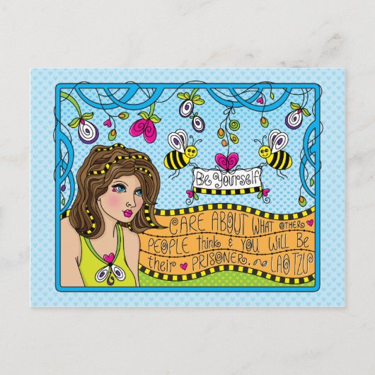 自分でいなさい_ ポストカード (正面)