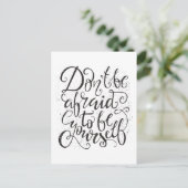 自分でいることを恐れてはいけない ポストカード (スタンド正面)